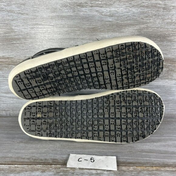 Sanuk Men's Rounder Hobo Slip On gray Canvas Loafers (Fits like a 7 but shoes 8) - Picture 9 of 10